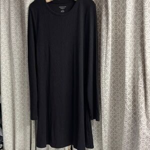 American Eagle Outfitters Black Long Sleeve Dress
